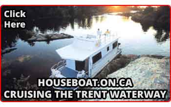 Houseboat rentals on the Trent Severn Waterway.